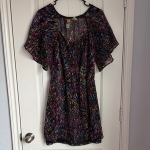 Mimi Chica Multicolor Patterned Dress